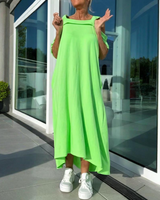 Ciara - Müheloses Fließkleid in Grün (Fast ausverkauft)