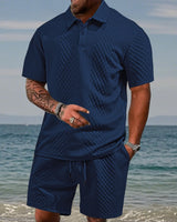 Claassen – Bequemes Zweiteiliges Set in Marineblau