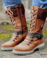 FLORENTINA – Elegante Winterstiefel für Damen in Braun