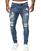Kuzma - Stylische Röhrenjeans im Used Schau in Dunkelblau