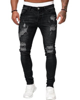 Kuzma - Stylische Röhrenjeans im Used Schau in Schwarz