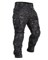 Fenric - strapazierfähige Taktikhose in Camo-Schwarz