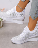 Luriya - Funkelnde Strass-Schuhe in Weiß