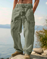 David | Vielseitige Cargo-Sommerhose in Olivgrün
