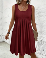 Fiorela – Ärmelloses Midikleid in Rot