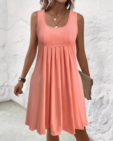 Fiorela – Ärmelloses Midikleid in Rosa