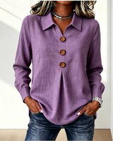 Moriah – Elegante Langarmbluse in Purple