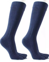 Steffen | Herren Trachtensocken mit Zehen in Blau