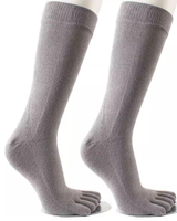 Steffen | Herren Trachtensocken mit Zehen in Grau