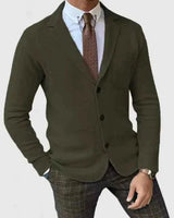 Strickblazer Für Herren in Dunkelgrün