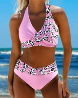 Elnora | Kreuz-Bikini in Rosa