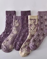 Tamara | Damen Trachtensocken mit Blumen in 2