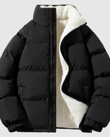 Theo | Herren Pufferjacke für den Winter in Schwarz