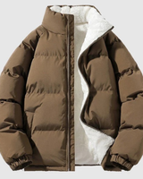 Theo | Herren Pufferjacke für den Winter in Braun