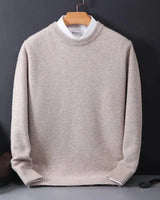 Thomas – Mühelos stilvoller Pullover mit geometrischem Muster in Khaki