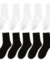 Torsten | Herren Oktoberfest Trachtensocken Freizeit in 5 Weiß + 5 Schwarz