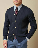 Trachten Strickjacke Herren in Schwarz