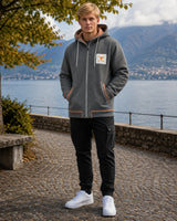 Traeger | Herren Winterjacke mit Kapuze in Grau