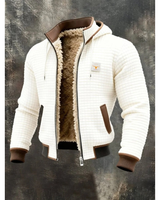 Traeger | Herren Winterjacke mit Kapuze in Weiß