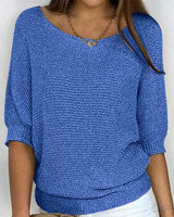 Louisa | Eleganter Pullover in Blau