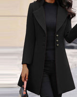 Hannah Damen Premium Mantel in Schwarz