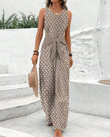 Drune | Damen Eleganter und Bequemer Overall Bequem in Braun