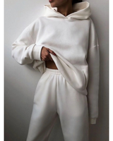 Ursula | Damen Jogginganzug mit Oversized Hoodie und Jogginghose in Weiß