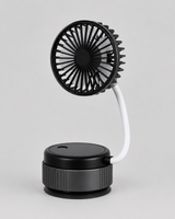 USB Ventilator tragbar mit flexiblem Standfuß in Weiß