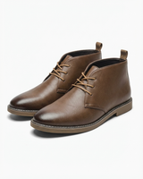 Mathyas – Chukka-Stiefeletten Aus Leder Mit Schnürung in Braun