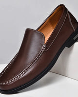 Valério | Herren Slipper Loafer Slip-on Halbschuh in Braun
