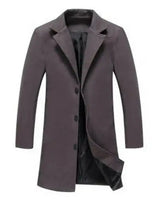 Vesty | Herren Herbst-Winter Mantel mit Stil in Dunkelgrau