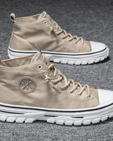 Trendy Urban Canvas Sneakers für Herren - Viktor in Beige