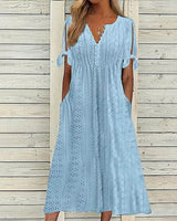 Jessina | Spitzenkleid in Blau