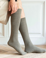 Volker | Herren Trachtensocken mit langem Schaft in Hellgrau