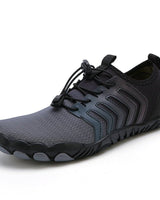 Wasserschuhe Herren mit Schnellverschluss und Profilsohle in Schwarz