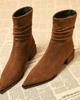 Abigail | Blockabsatz Gepolstert Stiefel in Braun