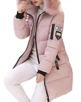 Bequeme Winddichte Damen Winterjacke - Elinora in Rosa