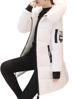 Bequeme Winddichte Damen Winterjacke - Elinora in Weiß