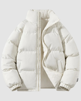 Wilhelmine | Damen Pufferjacke mit Kapuze, Weiche Fleece Fütterung und Komfort Design in Beige