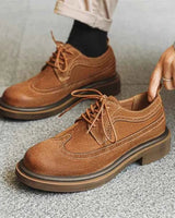 Wingtip Schuhe Herren in Braun