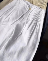 Mara | Leichte Leinenhose für den Sommer in Weiß