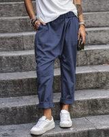 Lucie | Hochwertige Damenhosen in Tiefblau