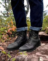 Hanzo - Traditionelle Herren-Schnürstiefel in Schwarz