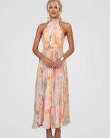 PEACH | BLOSSOM KLEID in Peach